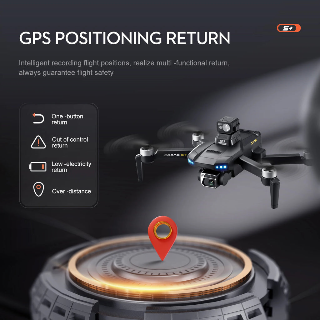 S+ UAV GPS professional HD aerial double shot omnidirectional