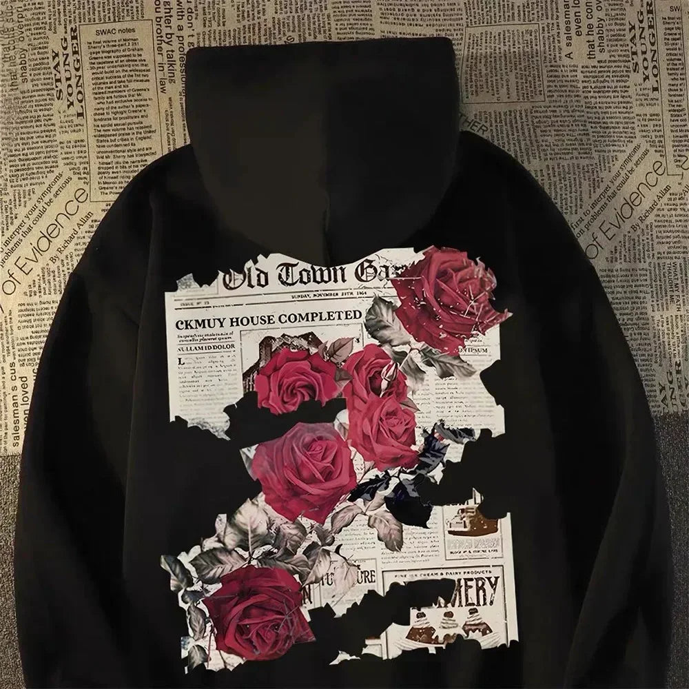 Vivid rose hoodie