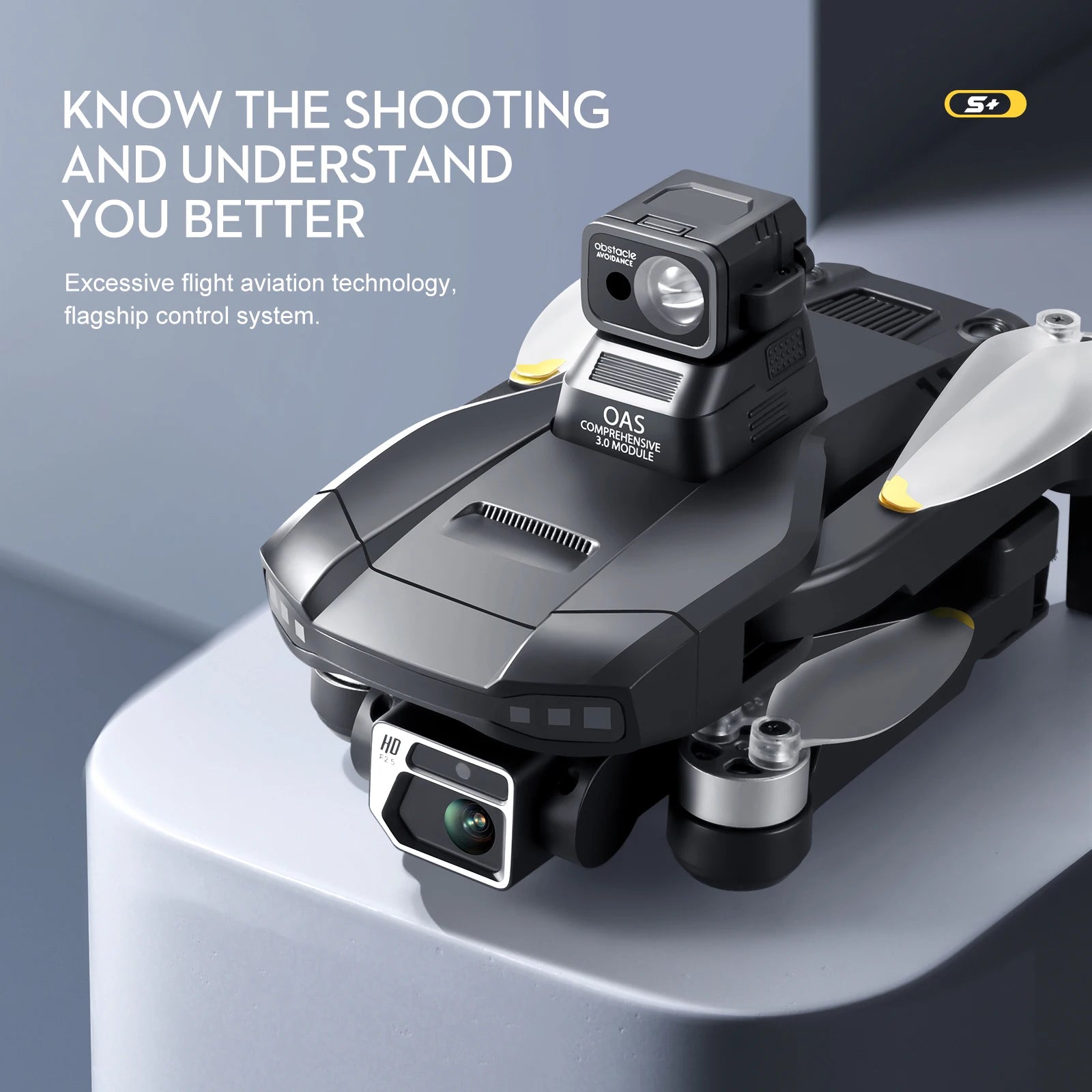 S+ UAV GPS professional HD aerial double shot omnidirectional